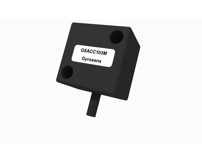 Akcelerometr MEMS GSACC103M z zakresem ±2000 g, pasmem ≤ 5000 Hz i czułością 0,15 mV/g