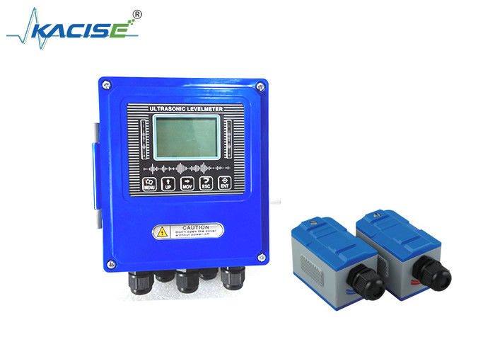 Ultrasonic Non Contact Clamp On Flow Meter Wall Type For Liquid Flow Measure with  accuracy ±1%