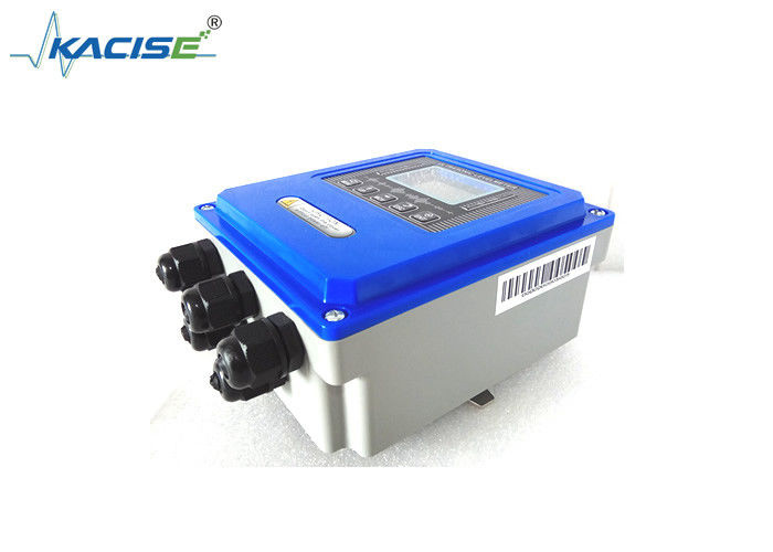 Ultrasonic Non Contact Clamp On Flow Meter Wall Type For Liquid Flow Measure with  accuracy ±1%