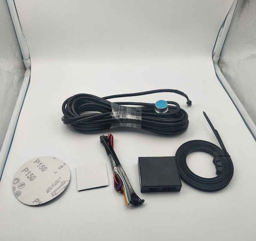 Non-invasive ultrasonic level transmitter for fuel monitoring with peripheral interface RS232 / RS485 / TTL