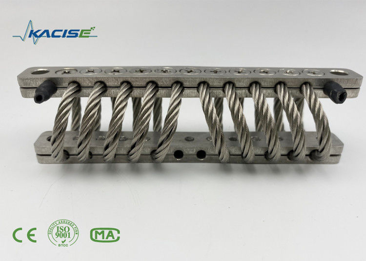 Anti-corrosion adaptable to harsh environment 304 stainless steel 8-ring steel wire isolator 1.6mm diameter