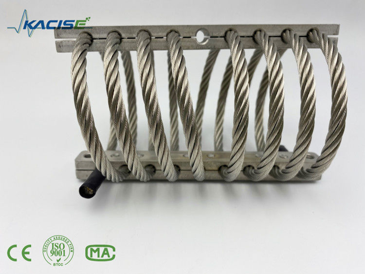 Anti-corrosion adaptable to harsh environment 304 stainless steel 8-ring steel wire isolator 1.6mm diameter