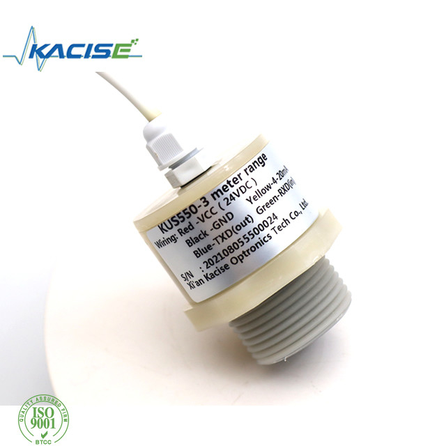 Robust PVC Housing Smart Ultrasonic Distance Sensor For Industrial Automation with  ip grade ip68