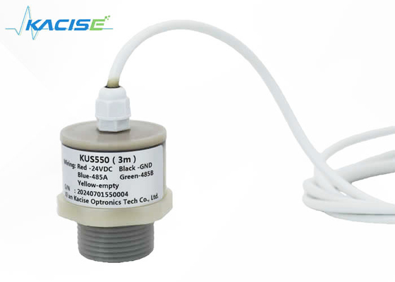 IP68 Waterproof PTFE Material Ultrasonic Water Level Sensor Wireless 200mm - 3000mm Detection Range